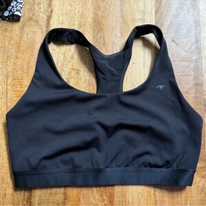 Champion Women's Black Racerback Sports Bra